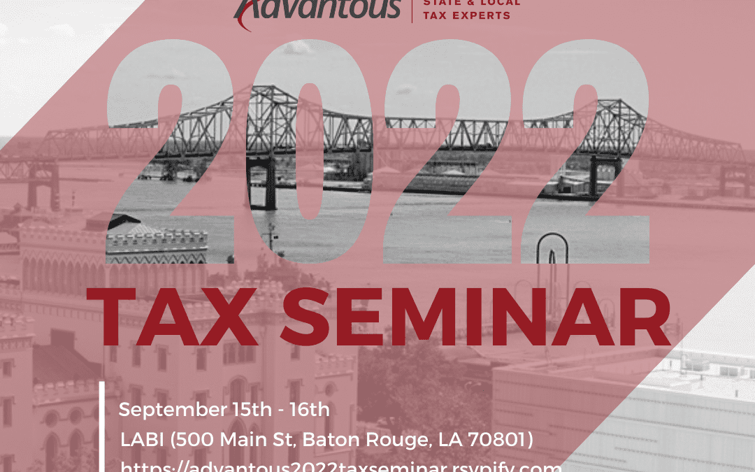 Advantous 2022 Tax Seminar