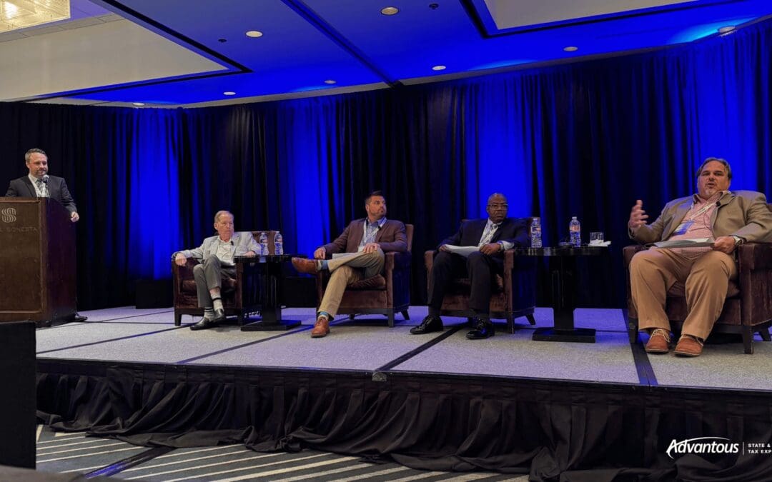 Geoff Campbell moderating panelists Jeremy Sandel, Jim Asay, James Burkhalter III and Kristian A. Gerretts at the Building the Bottom-line panel at the 2024 SALT Summit.