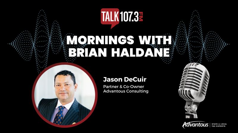 Mornings with Brian Haldane on Talk 107.3 Show with Jason DeCuir